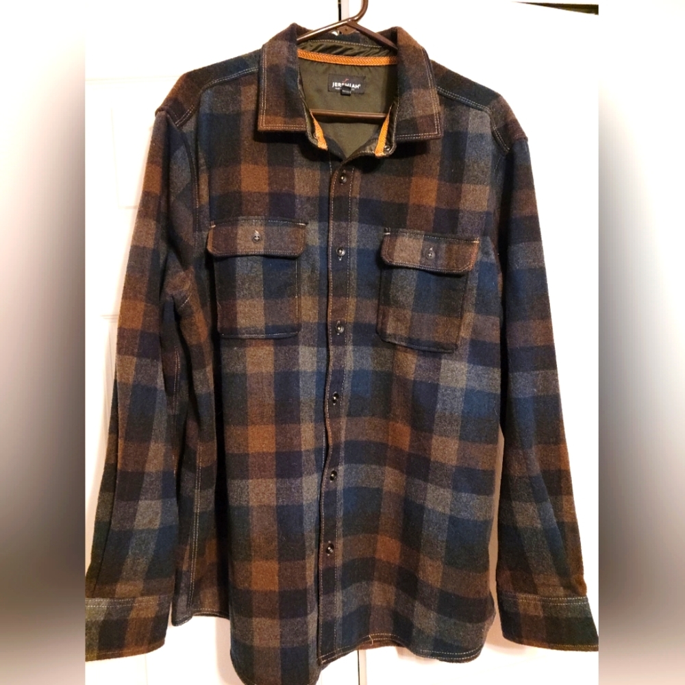 Jeremiah Amercan Legacy Flannel Long Sleeve Button Down / Heavy Shirt XL